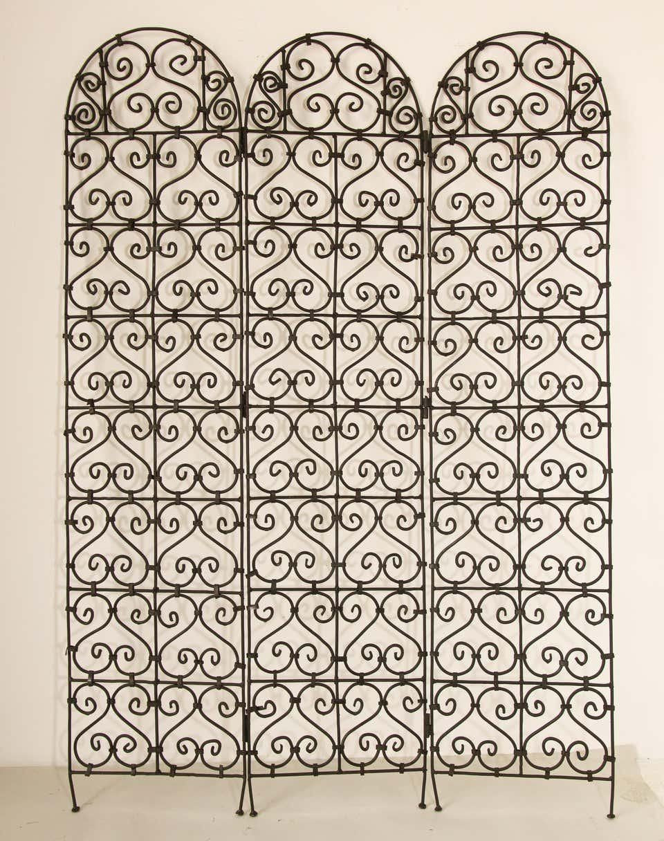 Hand Forged Iron Moorish Screen