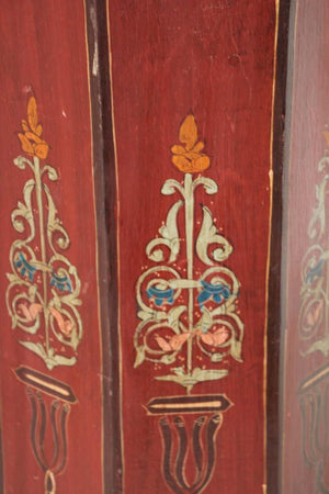 Moroccan Moorish Hand Painted Pedestal Table