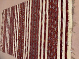 1960s Authentic Moroccan Vintage Tribal Kilim Handira Rug