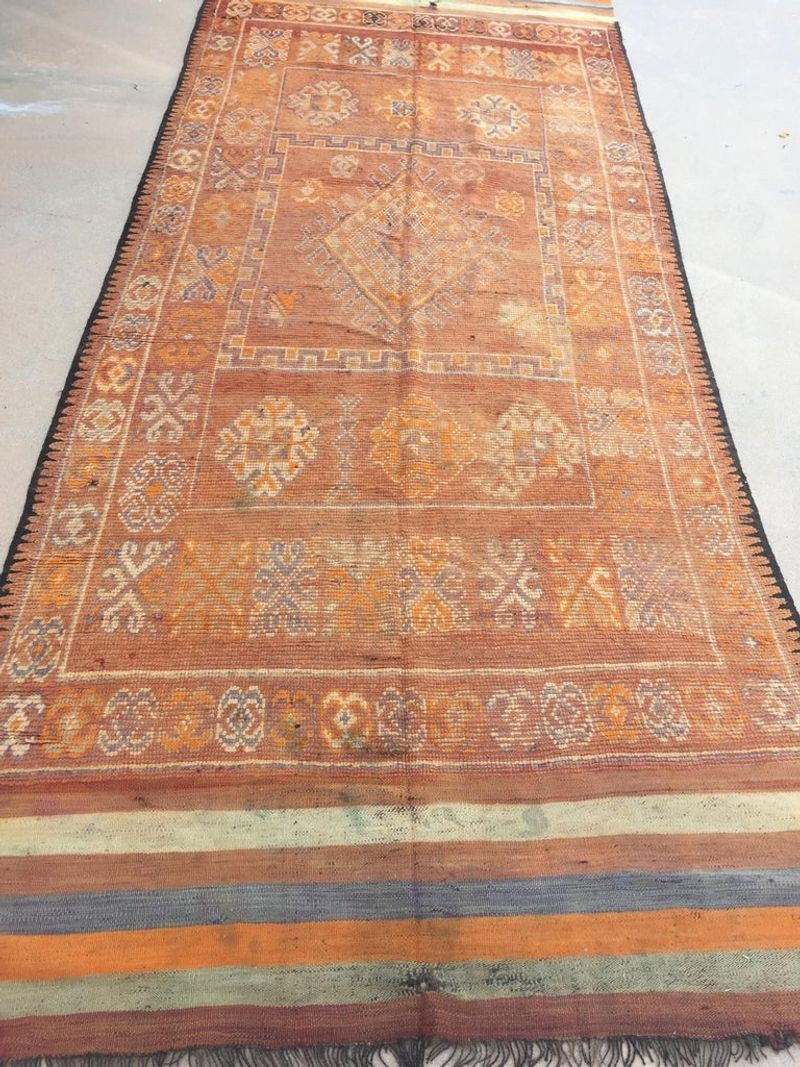 Vintage Moroccan Berber Rug, circa 1960