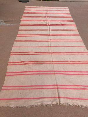 Moroccan Vintage Organic Hand-Woven Textile, circa 1960