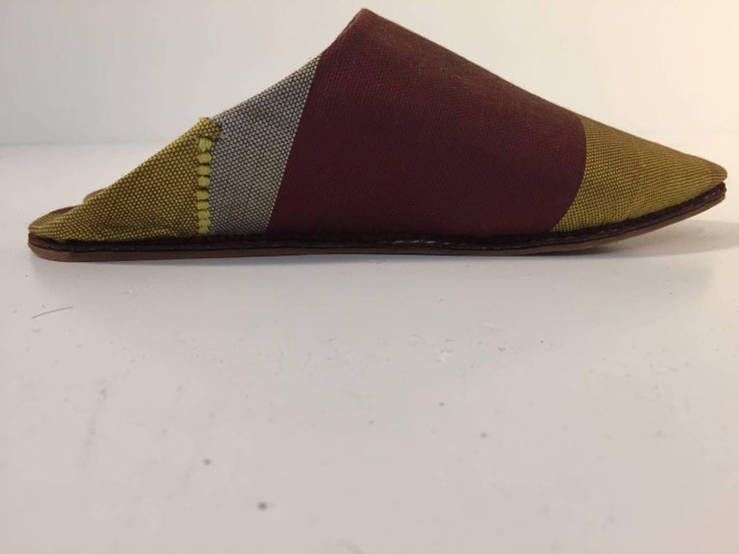 Moroccan Silk Slippers Ethnic Shoes
