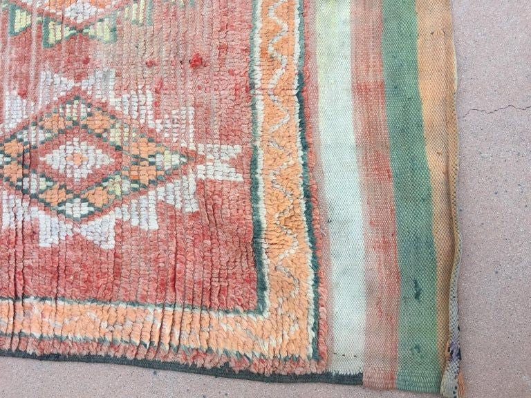 Moroccan Vintage Tribal Rug, circa 1960