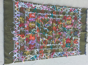 1980s Vintage Moroccan Berber Rug