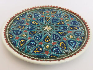 Hand Painted Ceramic Decorative Moorish Plate