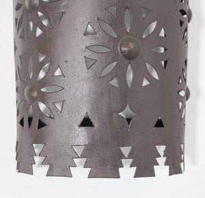 Large Moroccan Metal Wall Sconce Shade