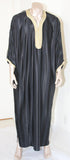 Moroccan Black Vintage Gentleman Caftan