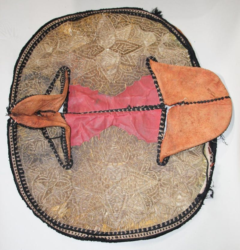 Collector Moroccan Ceremonial Gold Horse Saddle Cover