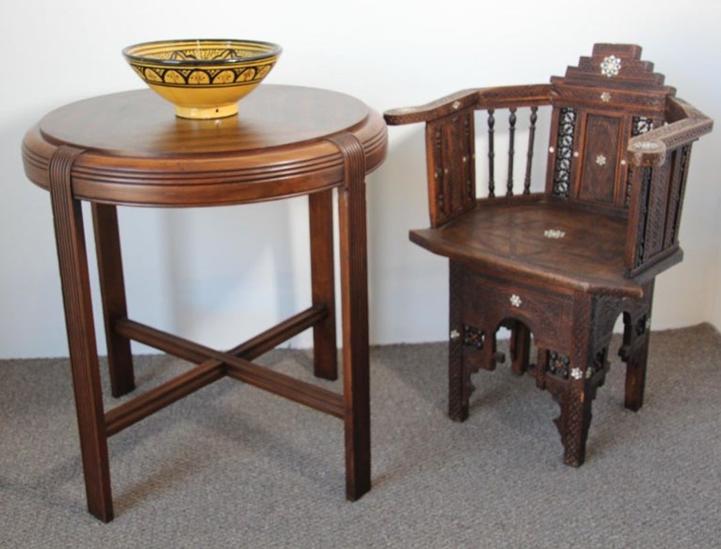 Vintage Moroccan Handcrafted Ceramic Yellow Bowl