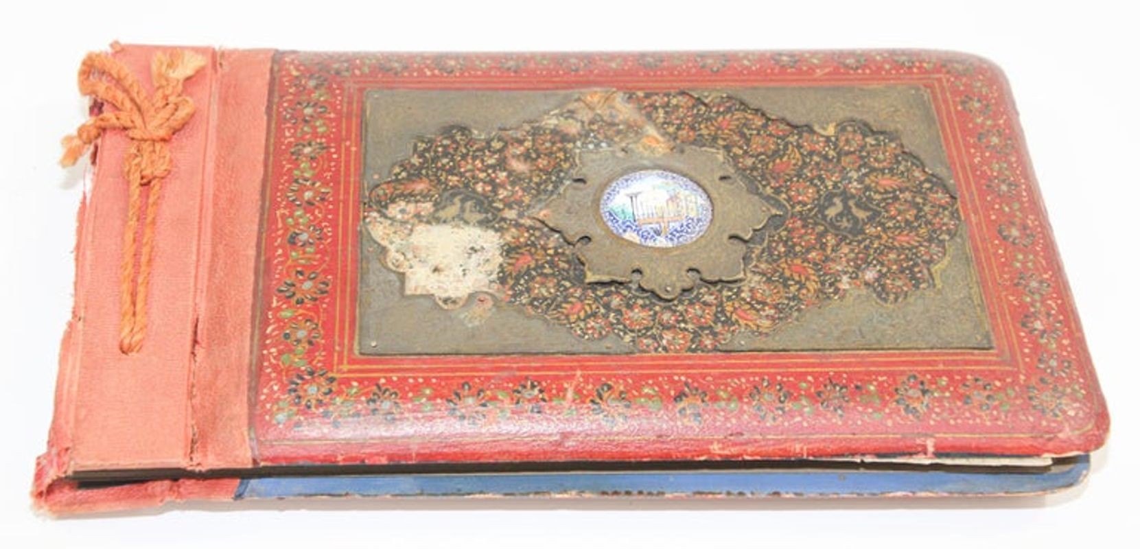 Hand Painted Middle Eastern Qajar Style Picture Photo Album
