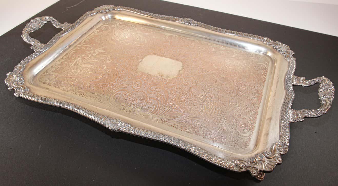 Big online silver tray