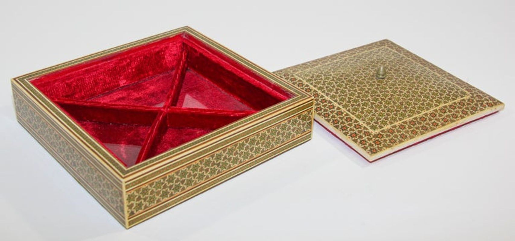 Moorish Micro Mosaic Inlaid Jewelry Box