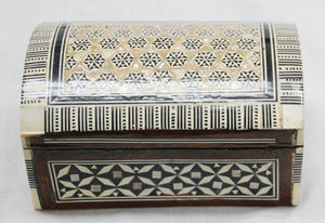 Middle Eastern Moorish Handcrafted Mosaic Decorative Box