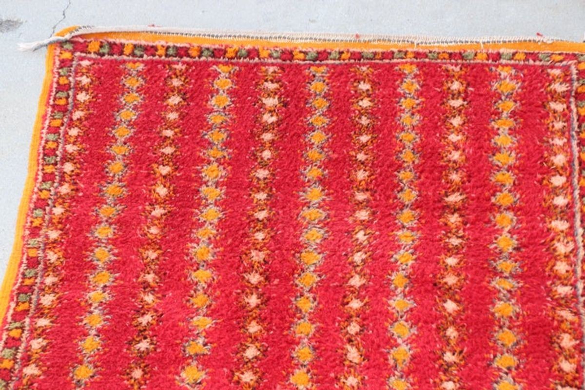 Vintage Moroccan Tribal Ethnic Rug, circa 1980
