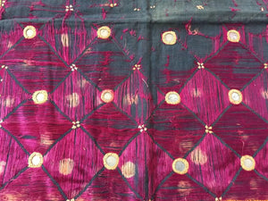 Embroidered Ceremonial Chakla Cloth Hanging Textile