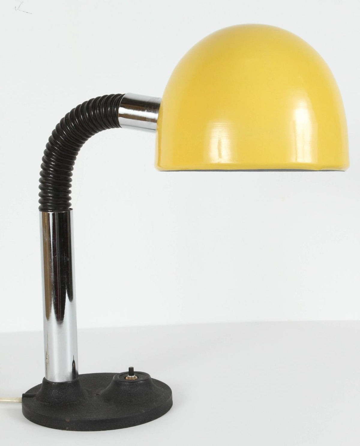 Modernist Enameld Yellow Desk Lamp