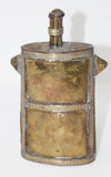 Moroccan Berber Tuareg Metal Tribal Flask Overlay