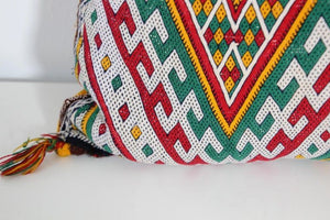 Authentic Vintage Moroccan Berber Throw Pillow