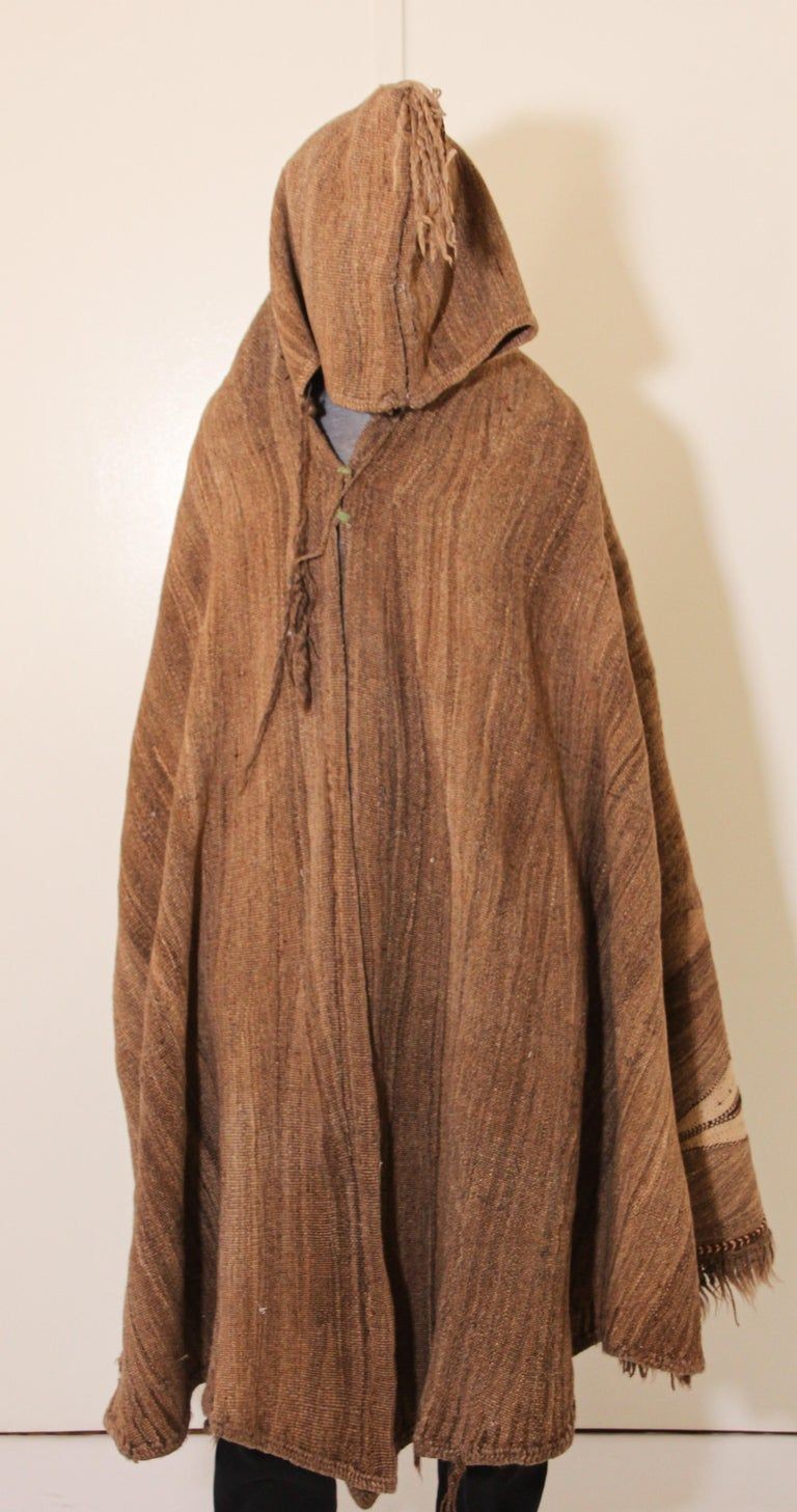 Berber North Africa Moroccan Burnous Wool Cape
