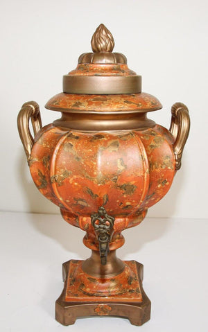 Porcelain Samovar, Tea or Coffee Urn Handmade in Italy