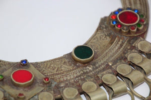 Moroccan Tribal Silver Jewelry Choker