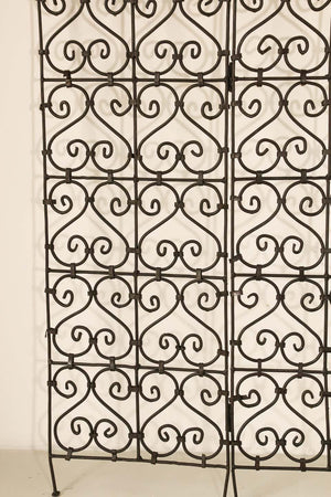 Hand Forged Iron Moorish Screen