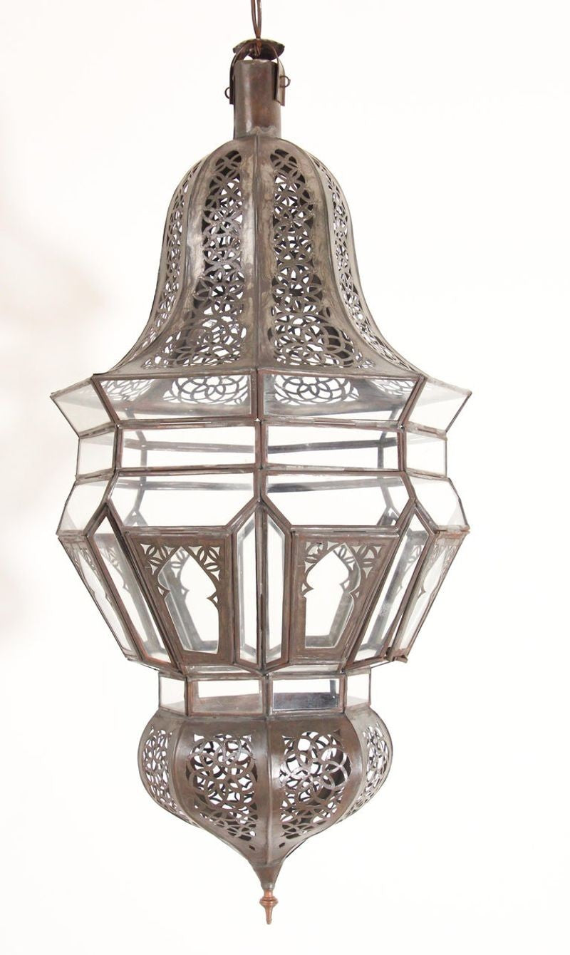 Moroccan Hanging Glass Lantern