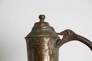 Antique 19th Century Middle Eastern Tinned Copper Ewer