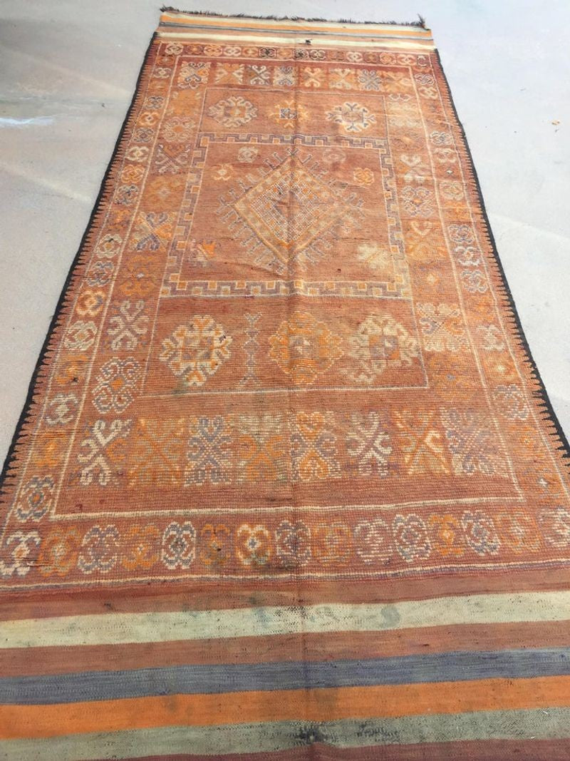 Vintage Moroccan Berber Rug, circa 1960