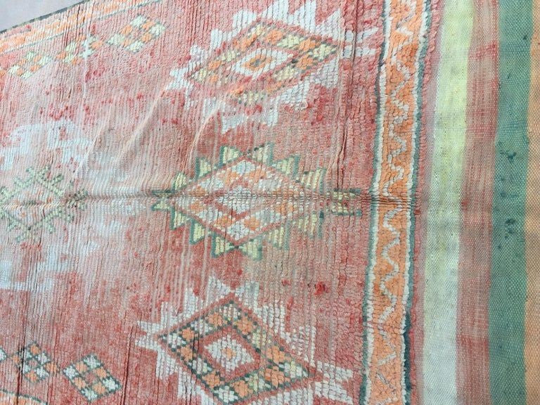 Moroccan Vintage Tribal Rug, circa 1960