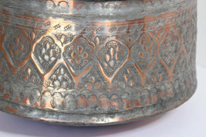 19th Century Indo Persian Mughal Tinned Copper Bowl