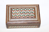 Antique Fine Micro Mosaic Moorish Inlaid Decorative Box