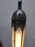Handcrafted Moroccan Moorish Milky Glass Pendant Light
