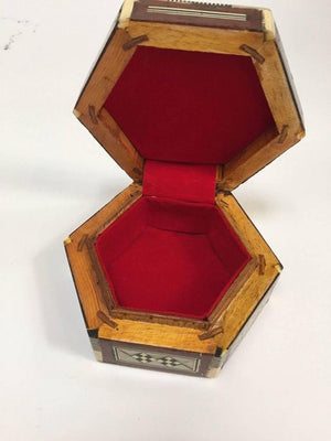 Mosaic Mother-of-Pearl Inlaid Octagonal Box