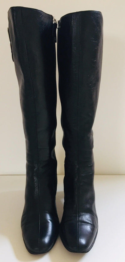 GUCCI by Tom Ford Black Leather Boots 1999