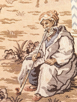 Large Tapestry with an 19th Century Orientalist Scene and Moorish Architecture