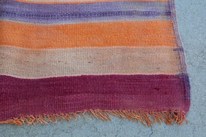 1960s Moroccan Berber Vintage Tribal Rug