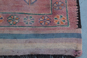 1960s Vintage Moroccan Berber Rug