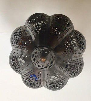 Moroccan Lantern Handcrafted Moorish Pendant Glass