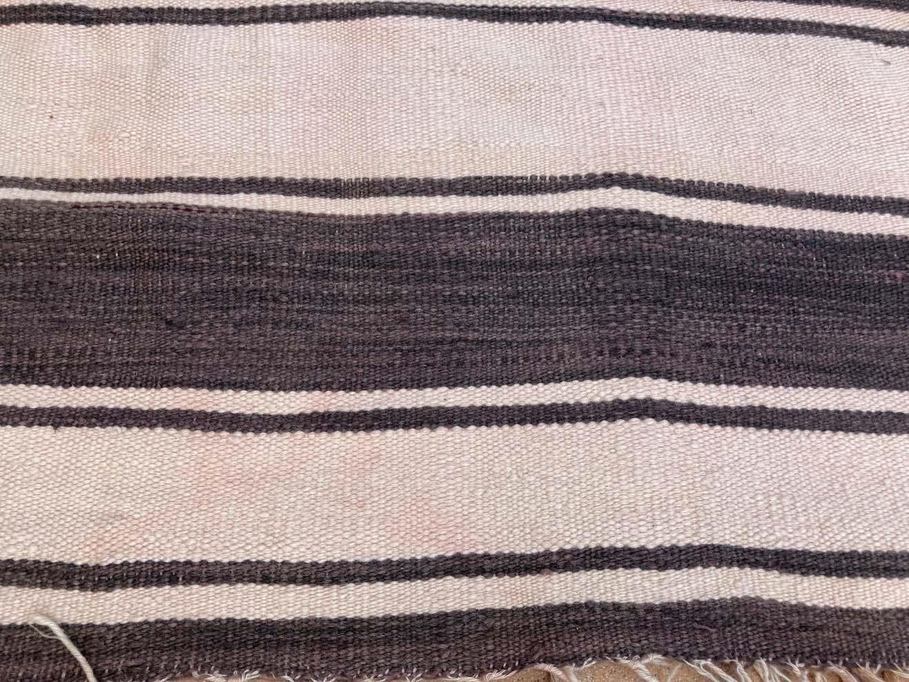 Moroccan Vintage Tribal Kilim Textile, circa 1960