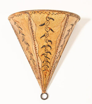 African Tribal Art Parchment Wall Decor