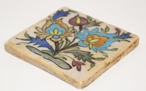 Moorish Turkish Tile with Floral Design