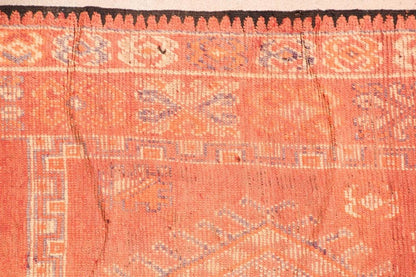 Vintage Moroccan Berber Tribal Wool Rug, 1960s, 6 x 11 Ft