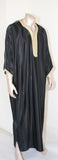 Moroccan Black Vintage Gentleman Caftan