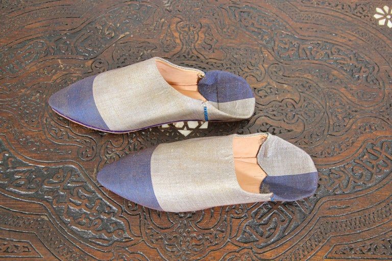 Moroccan Silk Slippers Babouches