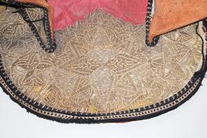 Collector Moroccan Ceremonial Gold Horse Saddle Cover