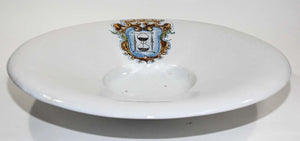 Vintage Talavera Large Stoneware White Bowl Spain