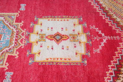 Vintage Moroccan Berber Rug by Weaver Tribes, Hand-Woven Wool, 1960