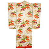 Vintage Silk Brocade Japanese Ceremonial Kimono