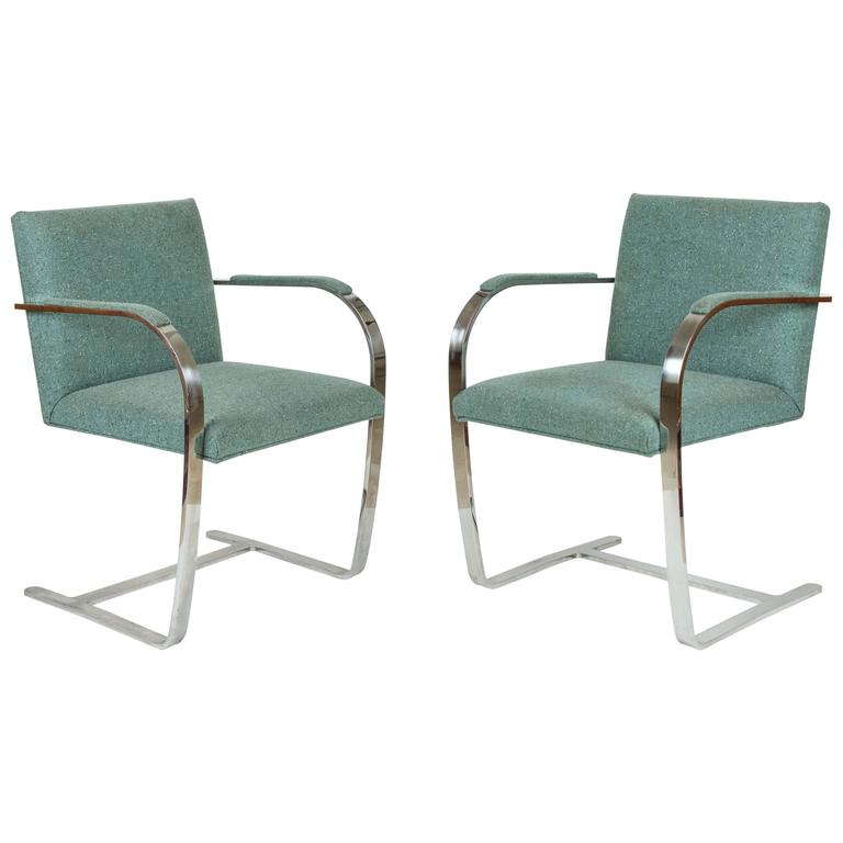 Mies van der Rohe Pair of Brno Chairs for Knoll